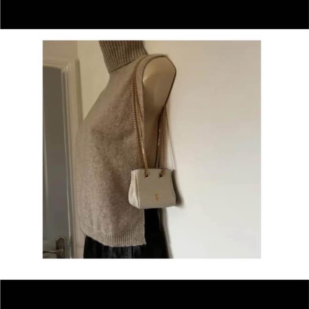 Yves Saint Laurent YSL Black Quilted Chain Bag - Picture 4 of 10